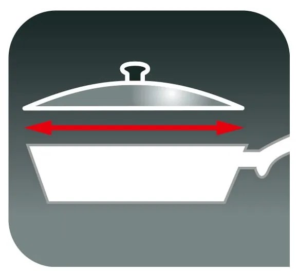 Szklana pokrywka ø 28 cm – Tefal