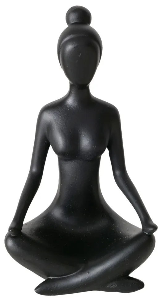 Figurka dekoracyjna Joga, kobieta, 10 cm