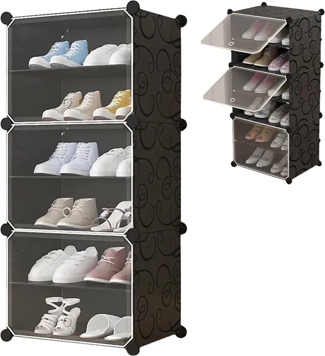 Modułowa szafka na buty 6 poziomów Corato