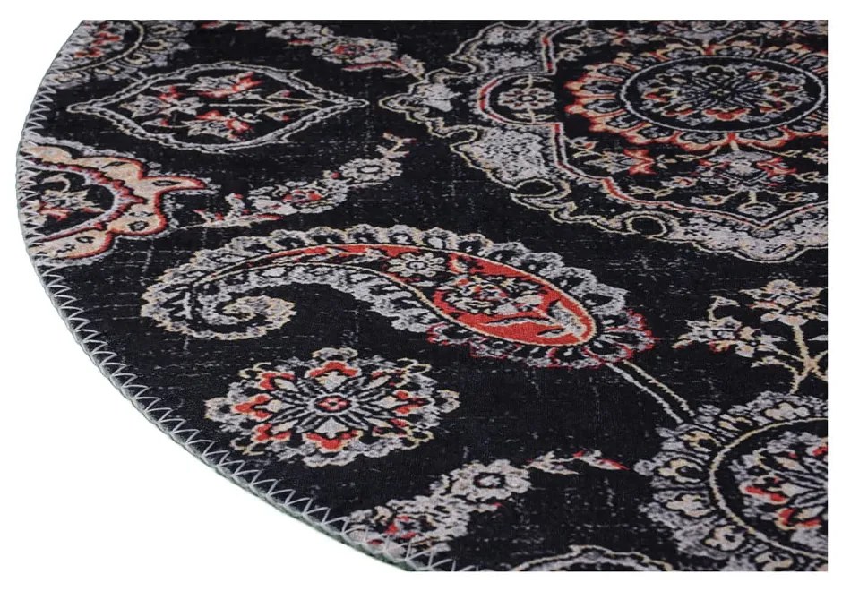 Czarny dywan odpowiedni do prania 160x230 cm – Vitaus
