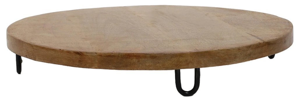 Deska do serwowania przekąsek, w stylu eko do każdej kuchni, Ø 40 cm