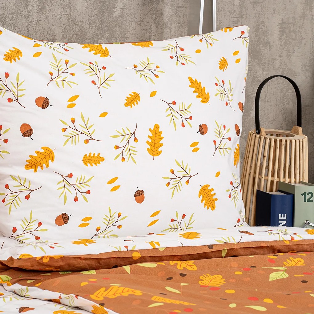 4Home Pościel bawełniana Jesień, 160 x 200 cm, 70 x 80 cm, 160 x 200 cm, 70 x 80 cm