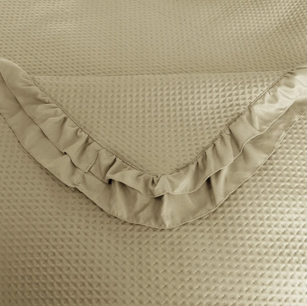 Narzuta na łóżko MONTEGO, beżowa Rozmiar: 200 x 220 cm