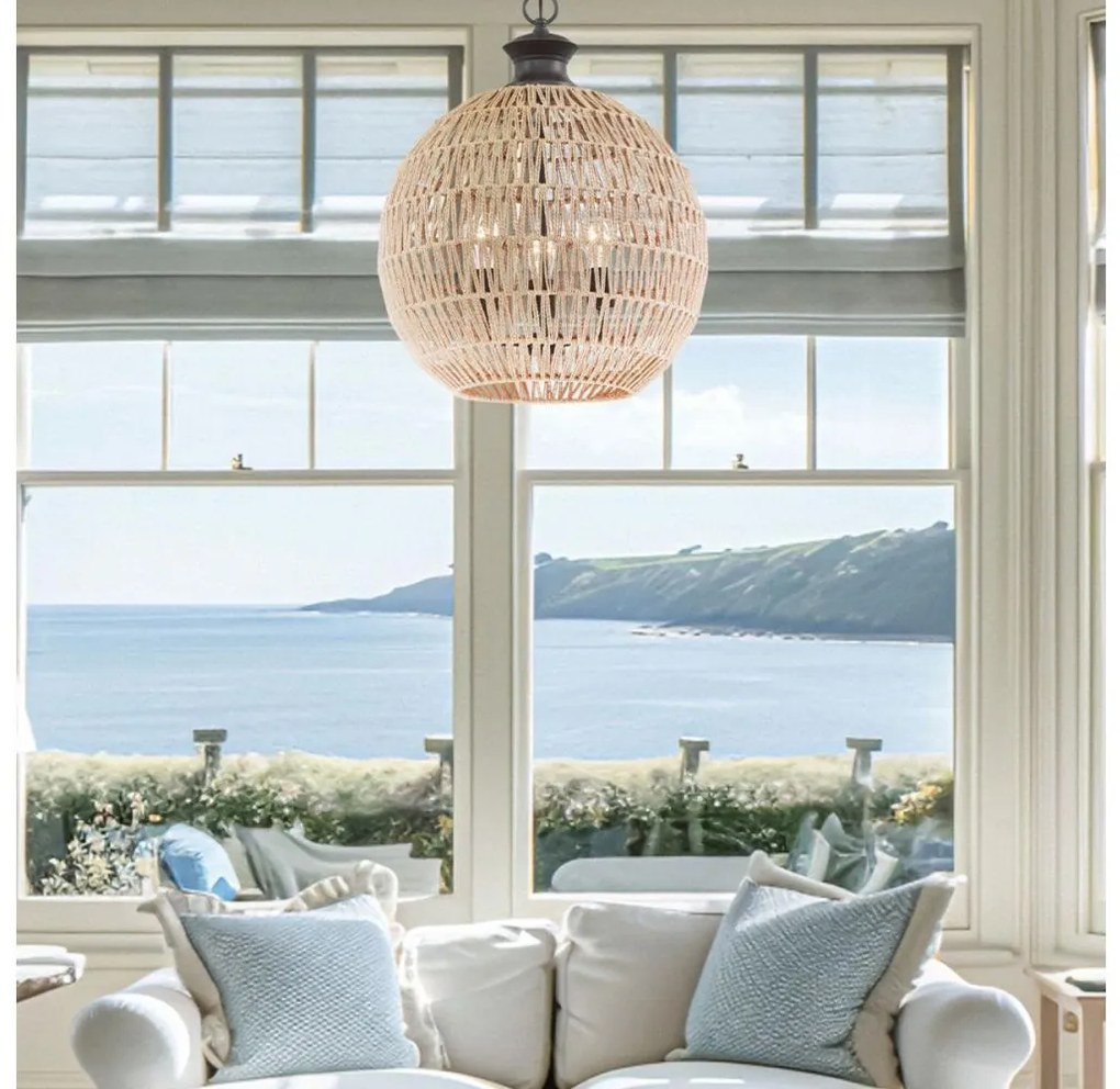 Quoizel QZ-CASABLANCA-3P-PBZ - Żyrandol na łańcuchu CASABLANCA 3xE27/60W/230V