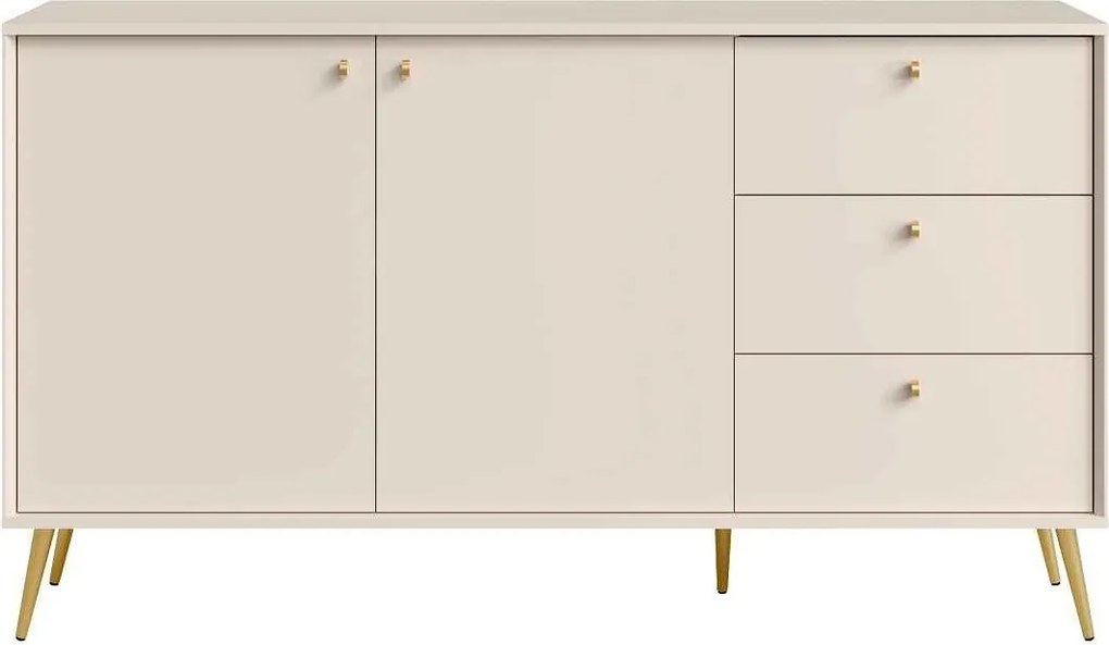 Komoda SFERA 156,2 cm do Salonu Sypialni Odcienie beżu