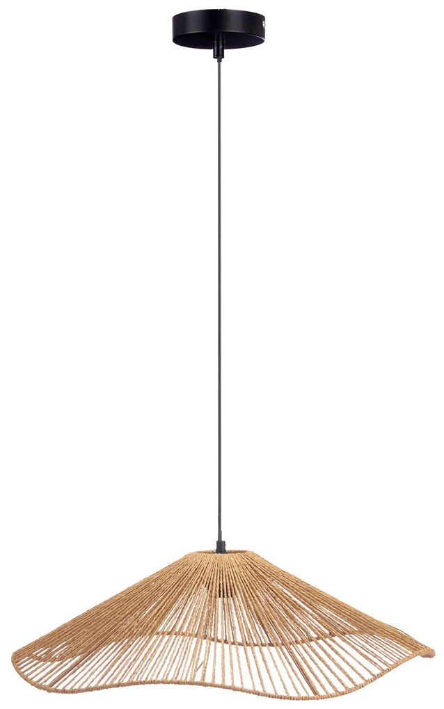 Lampa sufitowa VELTO pleciony klosz, 55 cm