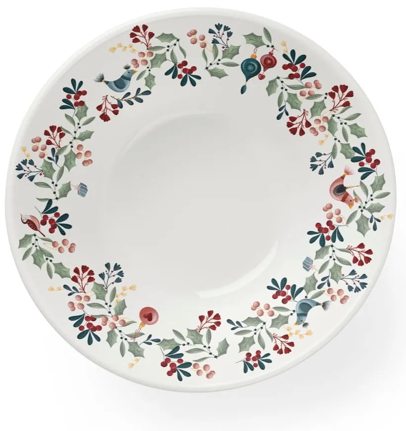 Biały głęboki porcelanowy talerz ø 19 cm Grand Cru Cottage – Rosendahl