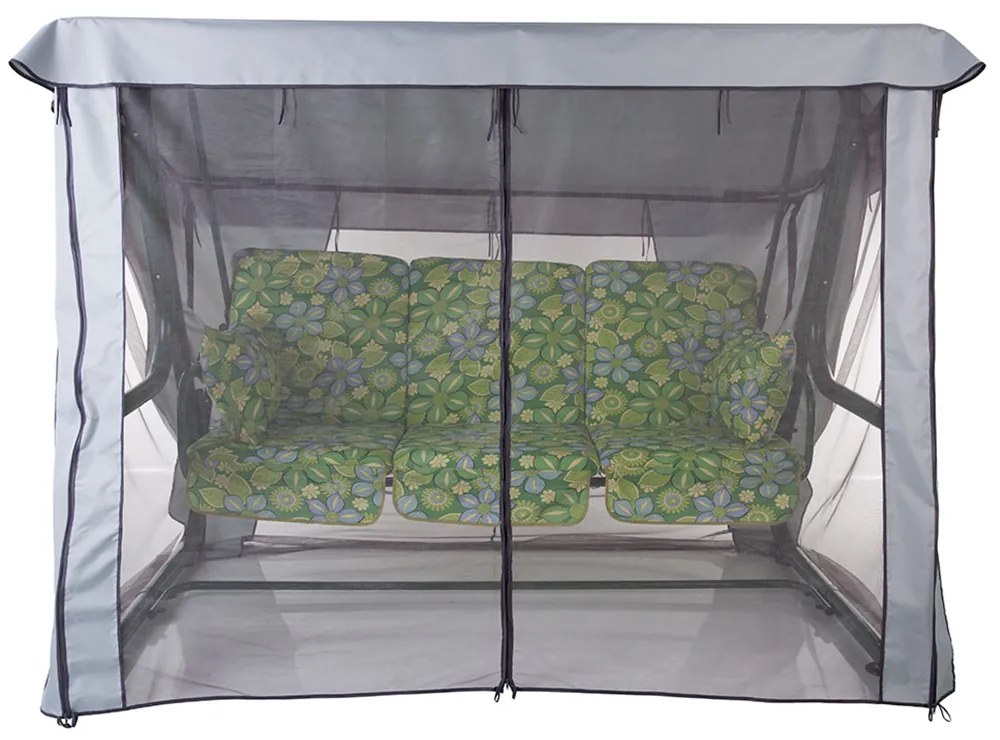 Dach z moskitierą do huśtawki ogrodowej 228 x 126 cm Rimini / Venezia D031-06CW PATIO