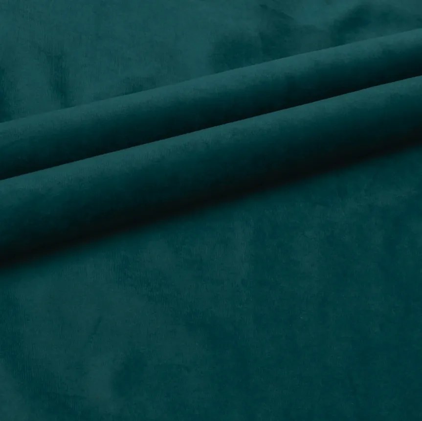 Rozkładana narożna sofa VENORIA 220x143 cm, petrolowa, uniwersalna + 2 poduszki GRATIS