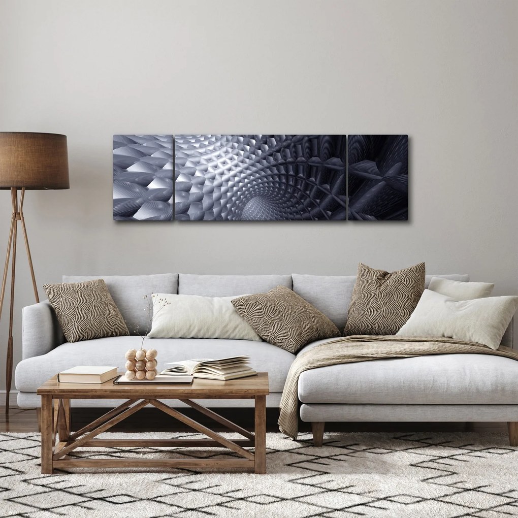 Obraz - Abstrakcja 3D (170x50 cm)