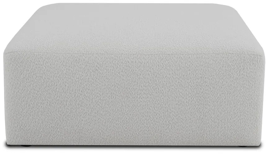 Biały moduł sofy z materiału bouclé Roxy – Scandic
