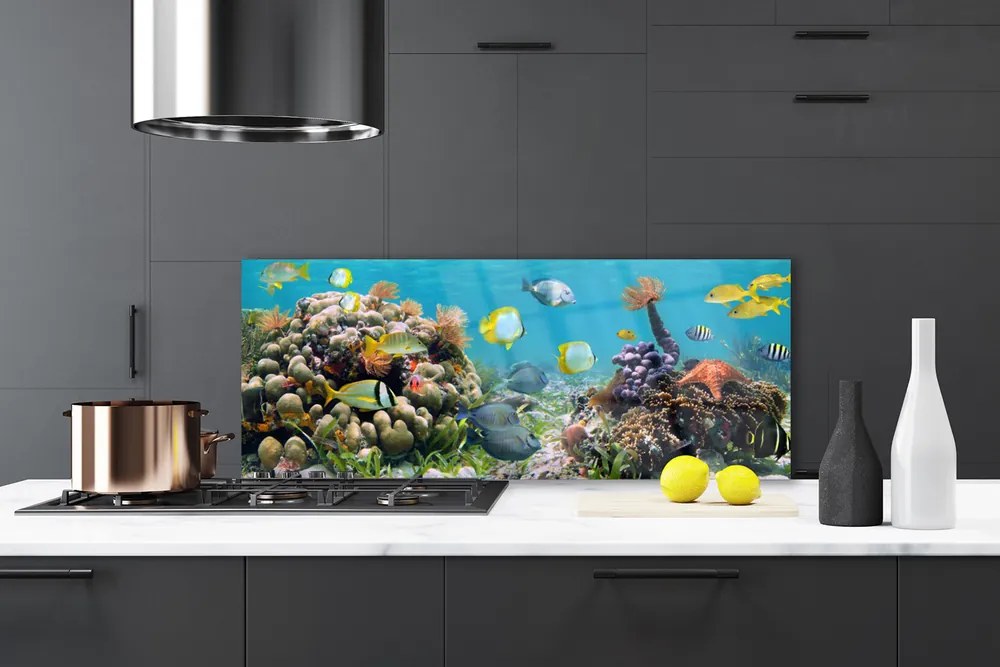 Panel nad blat kuchenny Podwodny Świat Oceanu