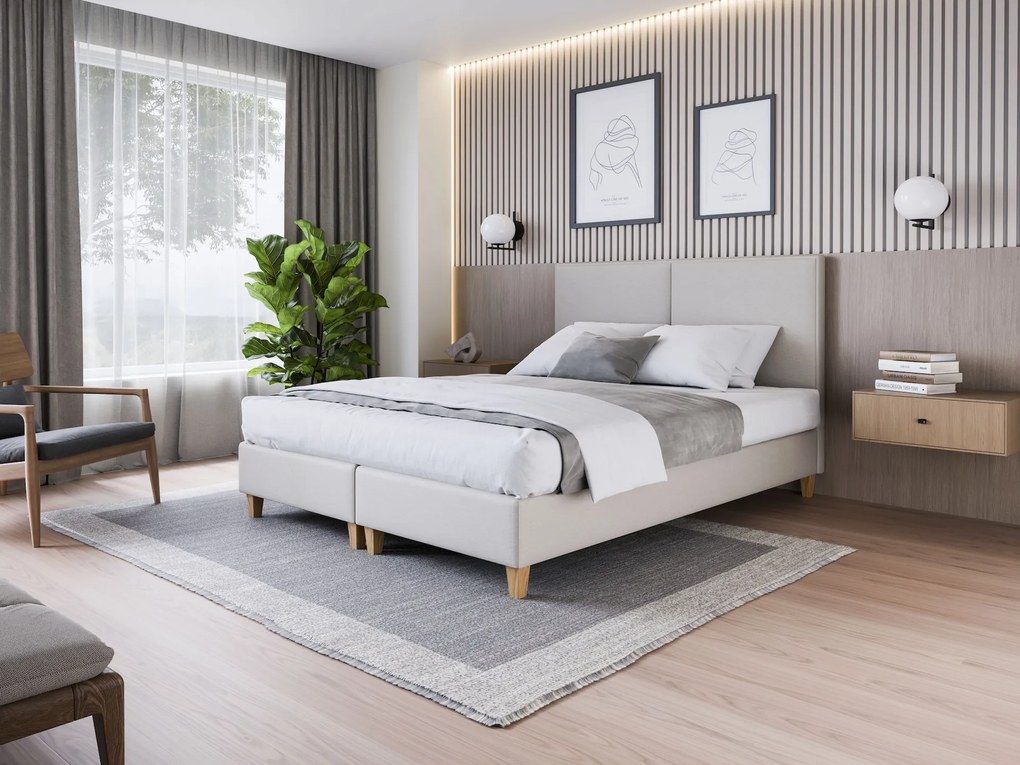 Łóżko kontynentalne Quaddro Duo z pojemnikiem lub bez