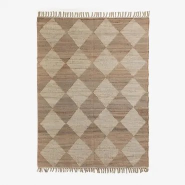 Prostokątny Dywan Z Konopi Sarina 315 X 210 Cm - Sklum