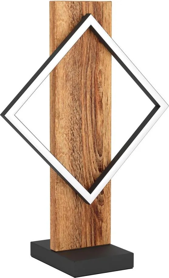 Eglo 901937 - Lampa stołowa LED BOYAL LED/13W/230V czarna/brązowa