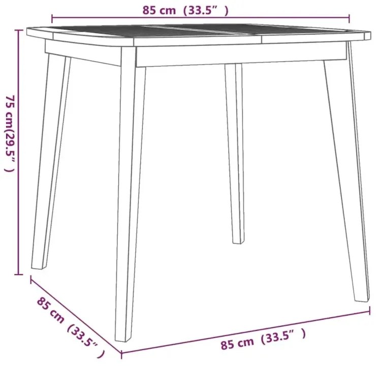 Zestaw mebli ogrodowych z drewna akacjowego D4-H49