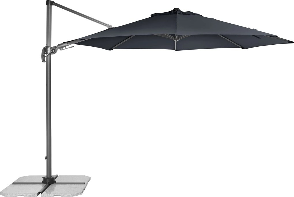 Derby RAVENNA 330 cm – duży ogrodowy parasol huśtawkowy z bocznym wysięgnikiem - 2. gatunek (S300)