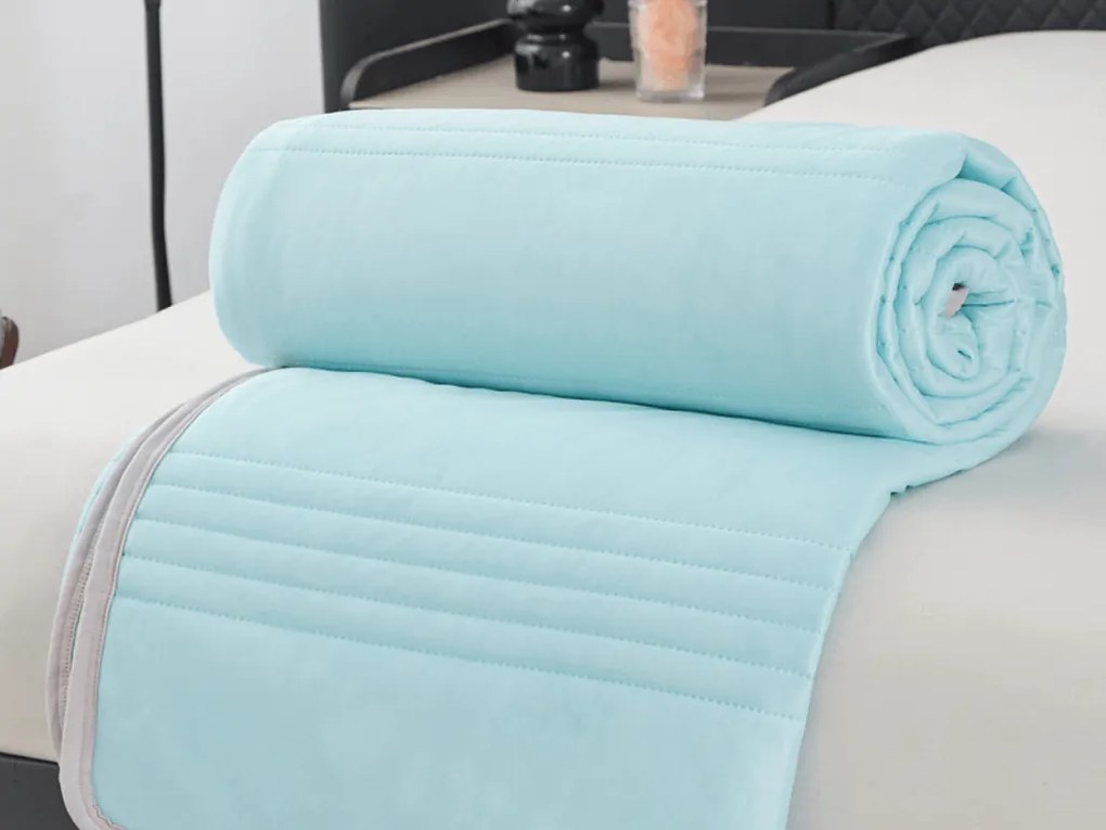 Chłodząca letnia kołdra CELIA, miętowa Rozmiar: 140 x 200 cm