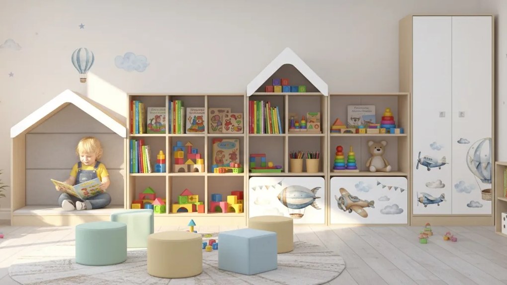 Komplet mebli do sal edukacyjnych Blox Air 4