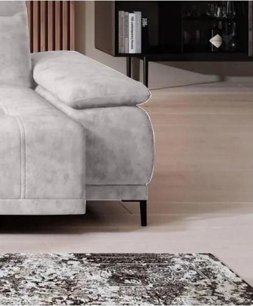 Narożnik FOCUS S Mini z elektryczną regulacją w tkaninie SALVADOR 13 WERSAL