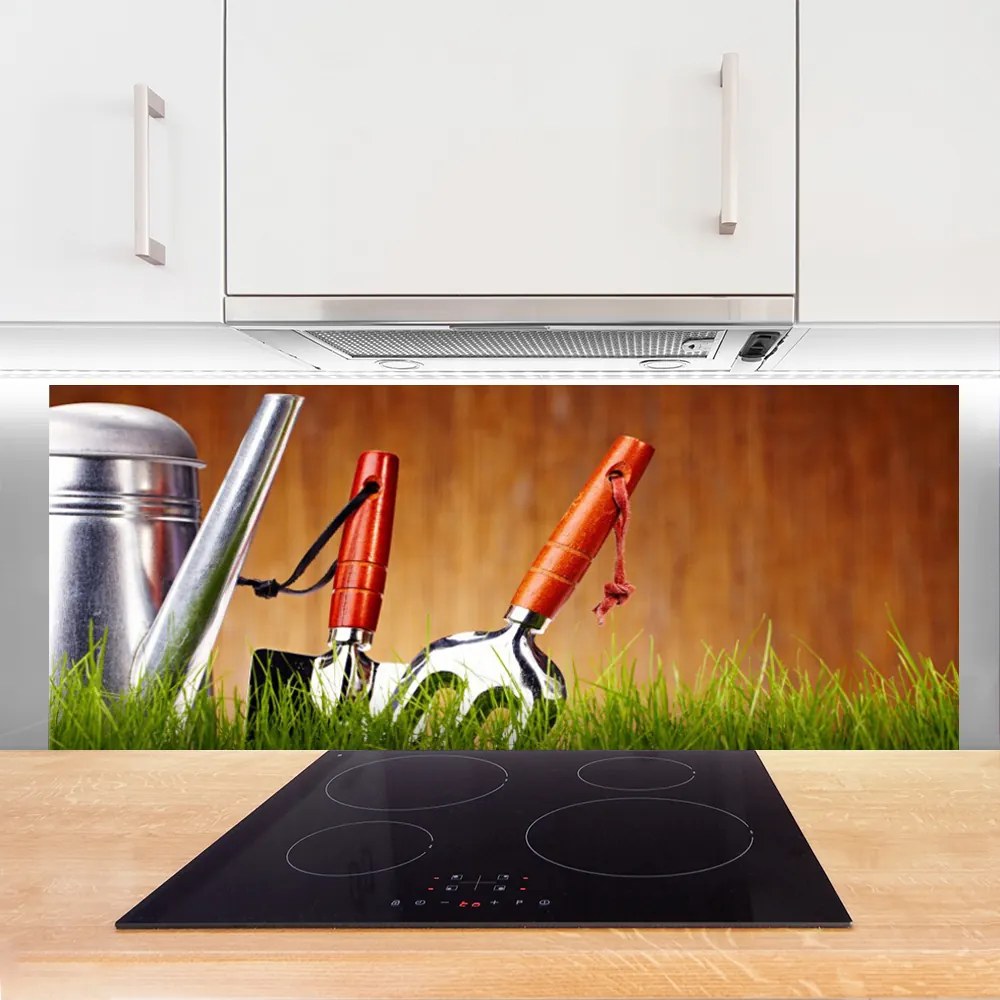 Panel Szklany do Kuchni Rustykalny Ogród i Natura