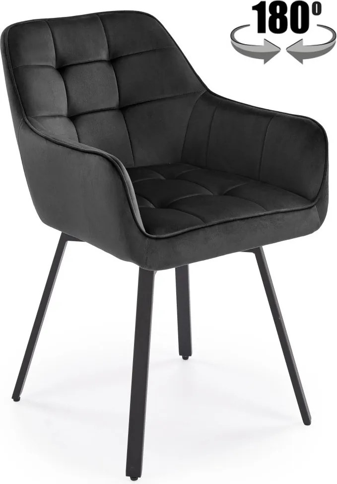 Krzesło do jadalni z funkcją obracania K588 Halmar