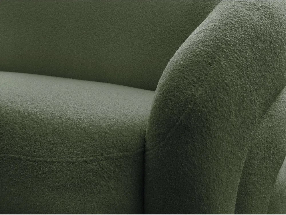 Zielona sofa z materiału bouclé 193 cm Elina – Bobochic Paris