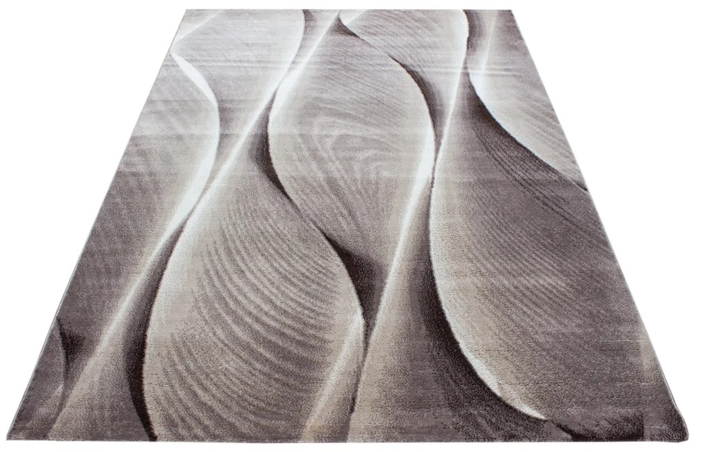 Dywan nowoczesny Parma Wstęgi brązowy 200 cm x 290 cm