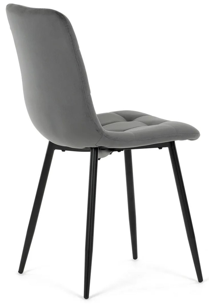 Zestaw krzeseł do jadalni CT-281 GREY4, 4 szt.