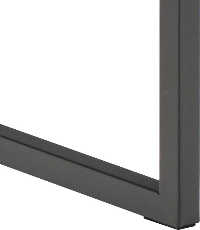 Czarna konsola w dekorze jesionu 40x140 cm Darlington – Actona