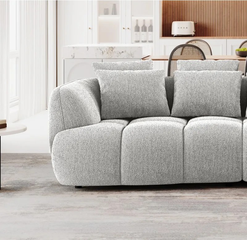 SOFA Kanapa BESSO wolnostojąca w tkaninie ARTICO 03