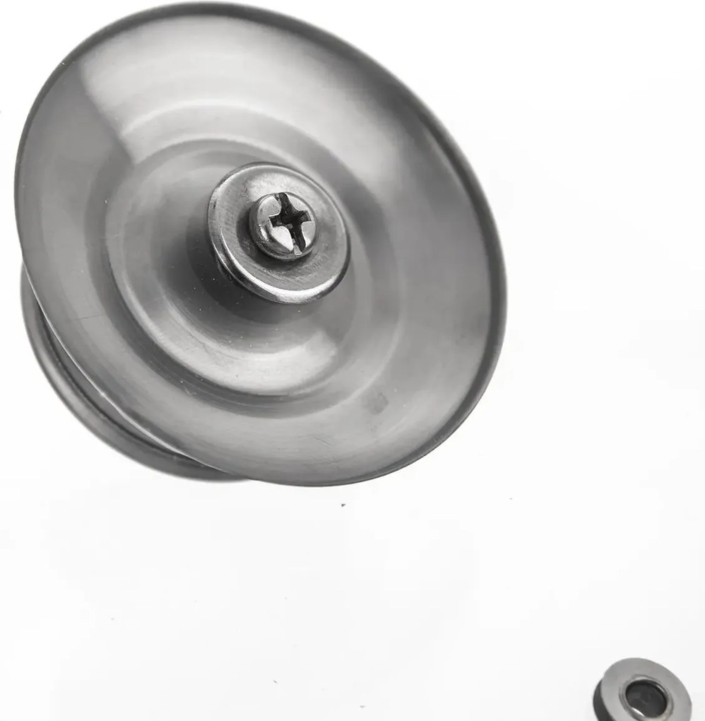 Orion Szklana pokrywa z uchwytem ze stali nierdzewnej, śr. 22 cm, 22 cm