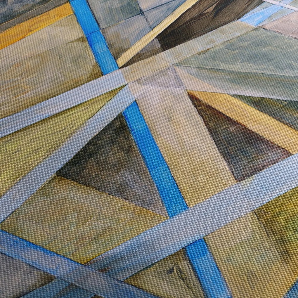 Obraz - Abstrakcja (170x50 cm)