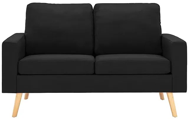 2-osobowa czarna sofa A3-Z87