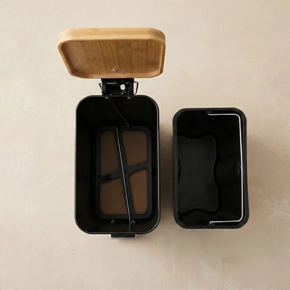 Wąski kosz łazienkowy VEDA, 5 l