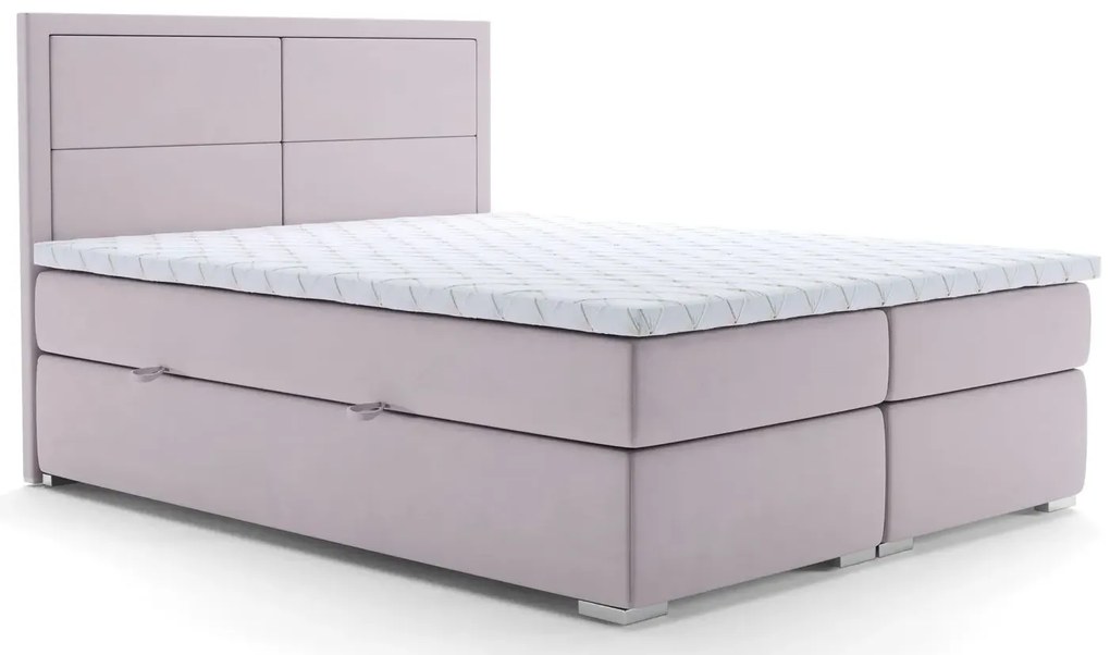 Podwójne łóżko boxspring Morendi 160x200 - 32 kolory