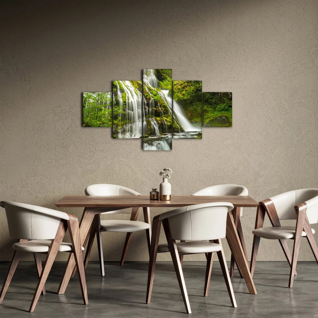 Obraz - Wodospad, Wind River Valley (125x70 cm)