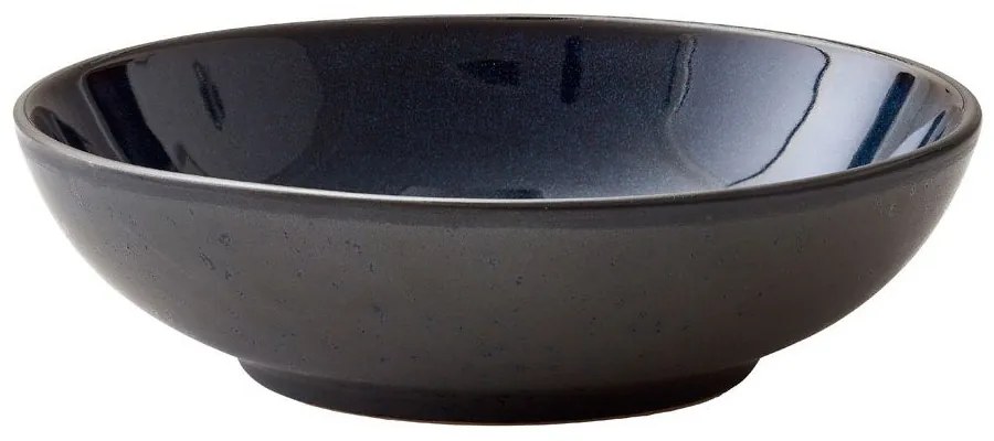 Czarna/niebieska kamionkowa miska 1 l Gastro Dark Blue/Black – Bitz