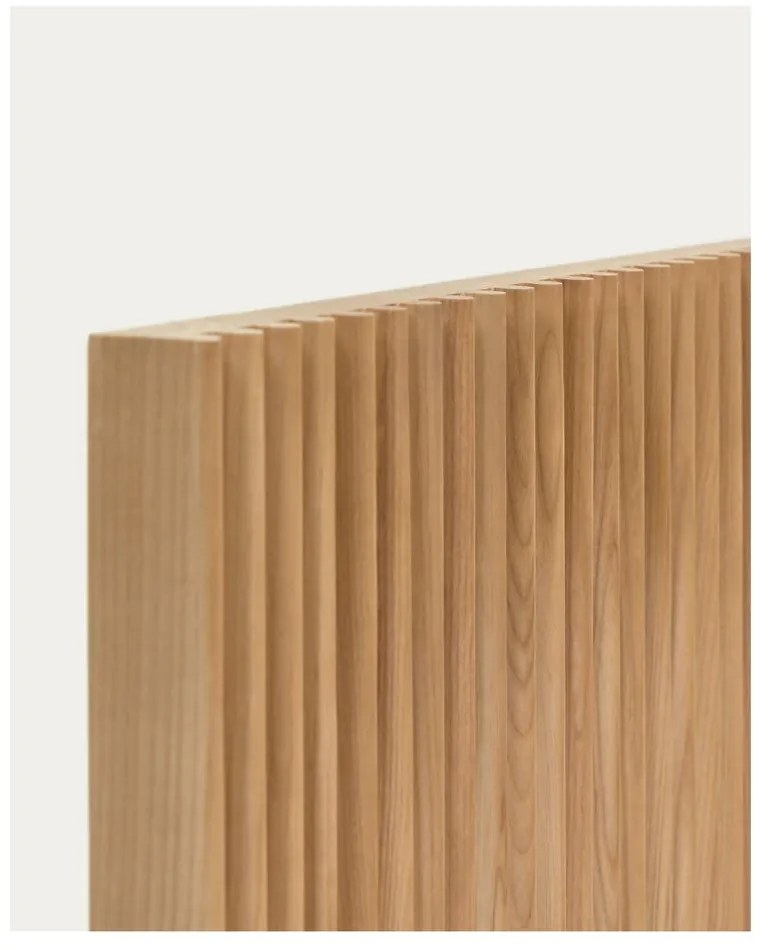 Zagłówek z litego drewna dębowego w naturalnym kolorze 105x70 cm Beyla – Kave Home