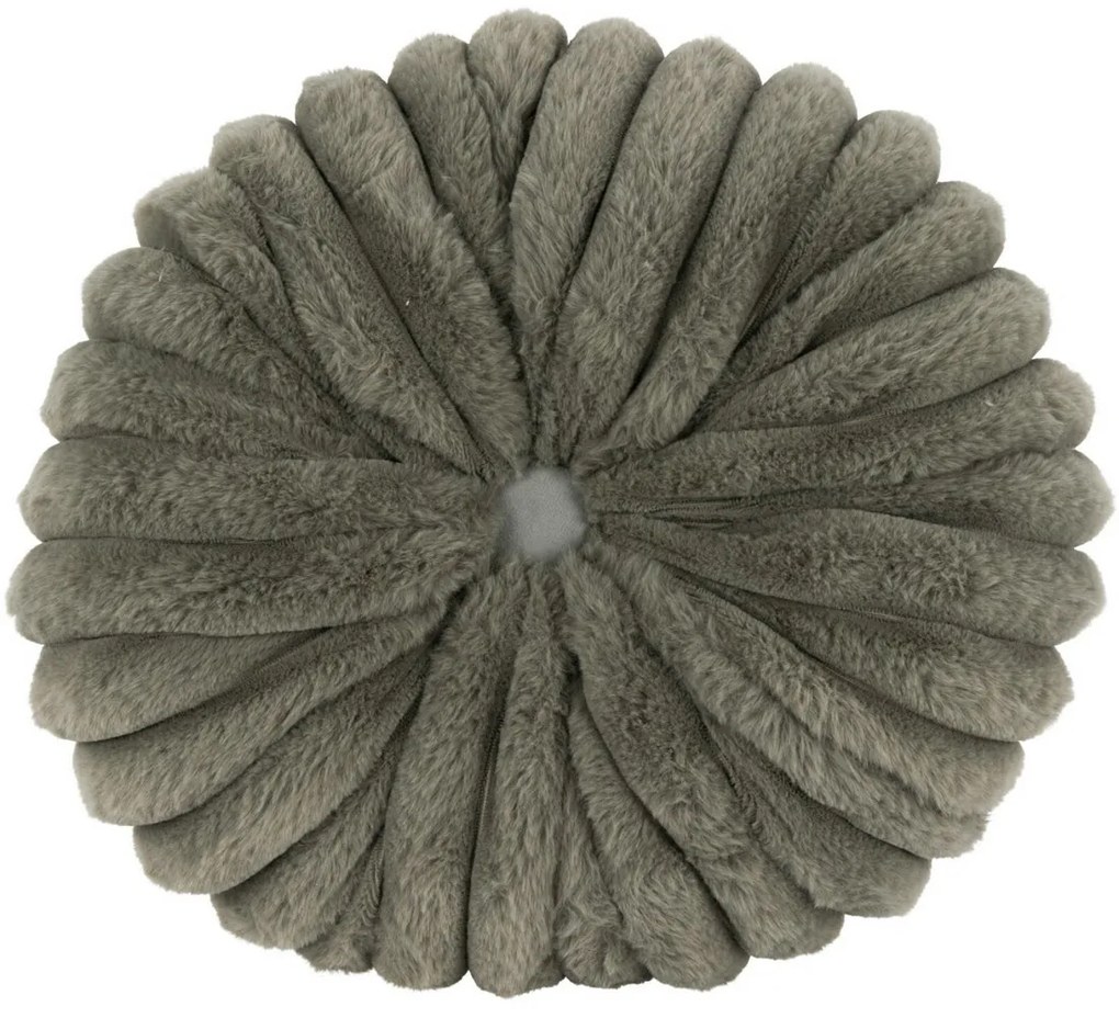 Poduszka Flower szary, śr. 38 cm