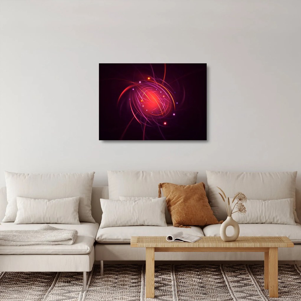 Obraz na szkle - współczesny obraz abstrakcji (70x50 cm)