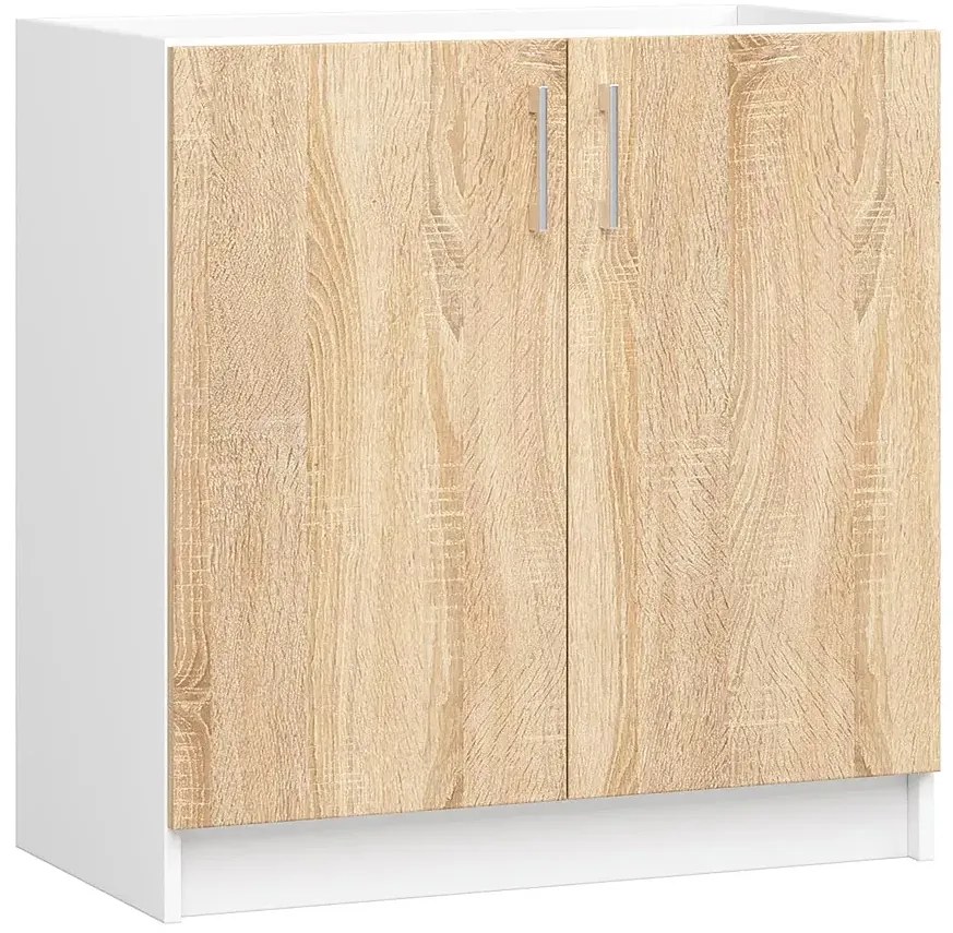 Dolna Szafka Pod Zlewozmywak 80 Cm Dąb Sonoma D7-N32