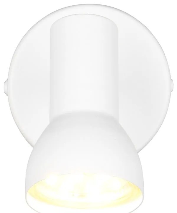 Biała lampa punktowa ø 8 cm Cantar – Reality