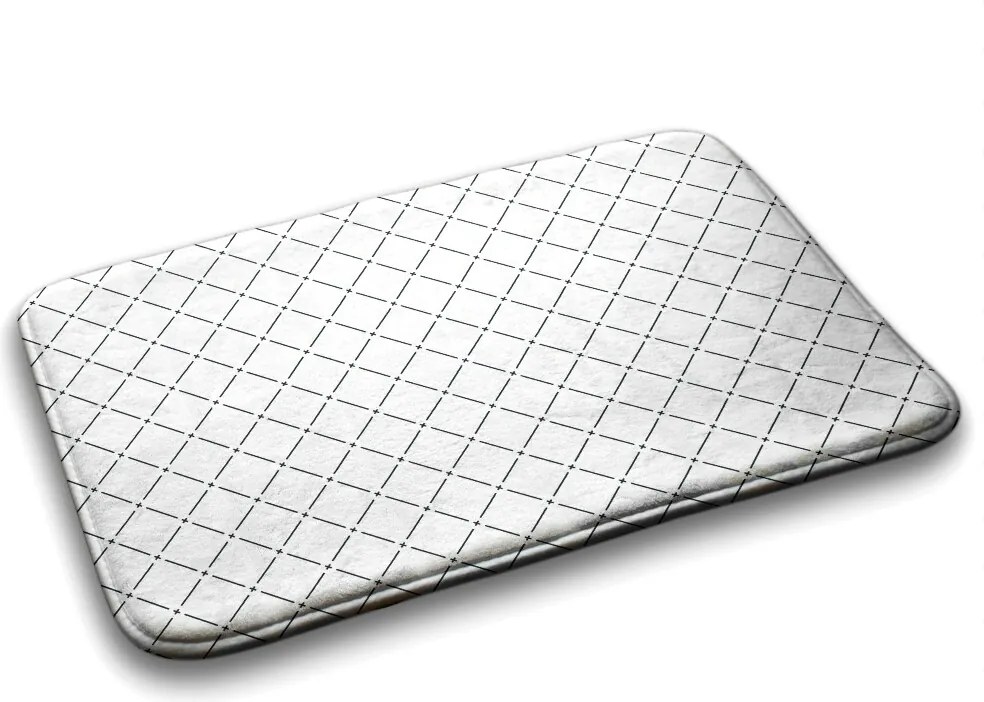 Dywanik łazienkowy antypoślizgowy Dywanik łazienkowy antypoślizgowy Wzór geometryczny