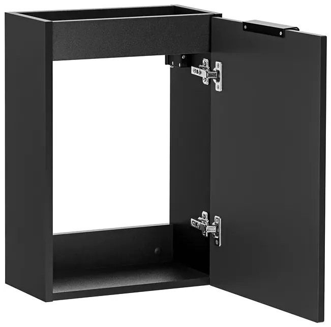 Czarna szafka pod umywalkę 40 cm G3-R38