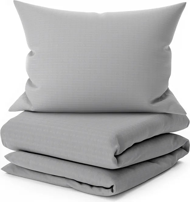 PrzytulneMieszkanie.pl PrzytulneMieszkanie.pl Pościel z kory DENYX szara Rozmiar pościeli: 70 x 90 cm | 140 x 220 cm