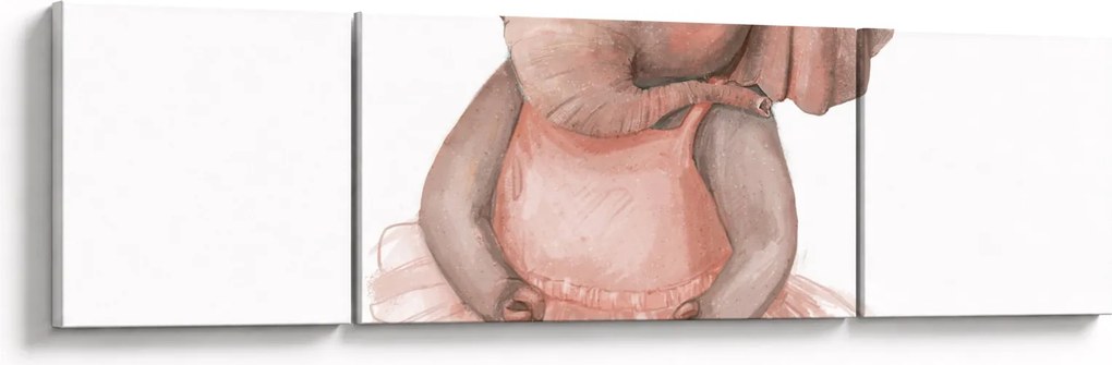 Obraz - Zwierzątko akwarelowe N⁰5 (170x50 cm)