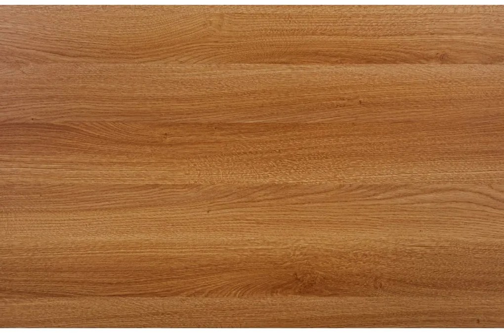 Zestaw jadalniany 1 + 4, stół RAMOD 100x60 cm biały/dekor dąb + białe krzesło KITO