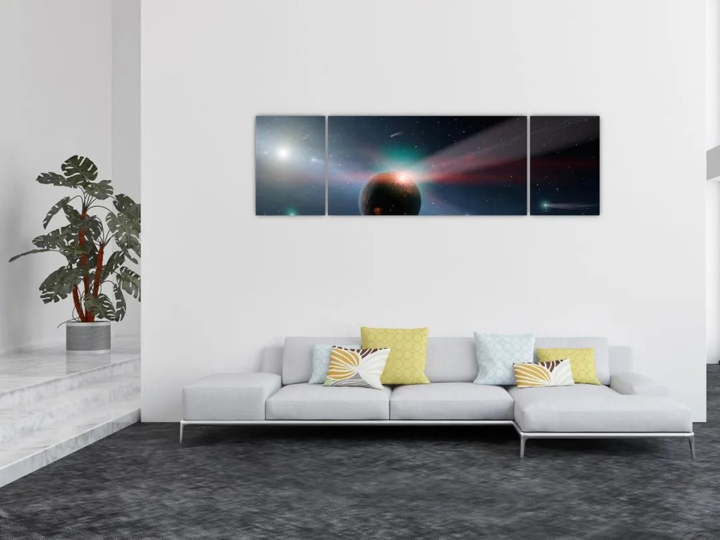 Obraz planety (170x50 cm)
