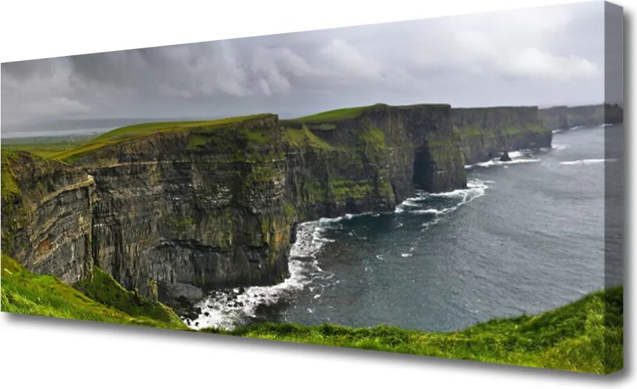 Obraz canvas Skalista Zatoka o Poranku